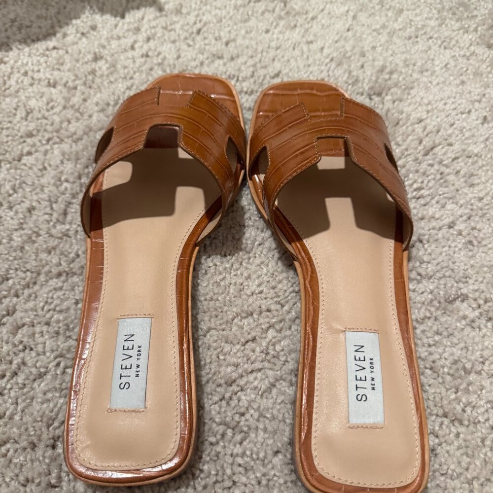 Steve Madden Hadyn Cognac Multi In A Size 8.5 - image 5